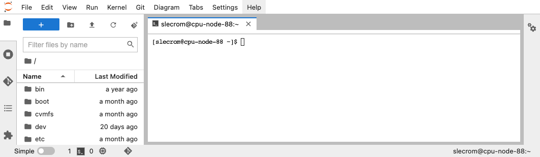 JupyterLab Terminal